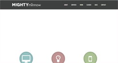 Desktop Screenshot of mightyminnow.com